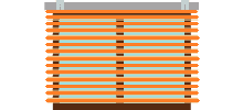 Blinds Wiping (Dusting and wiping down of blinds)